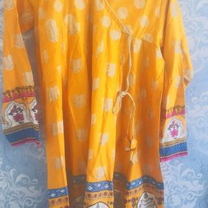 Yellow teens kurti size 40 from J.